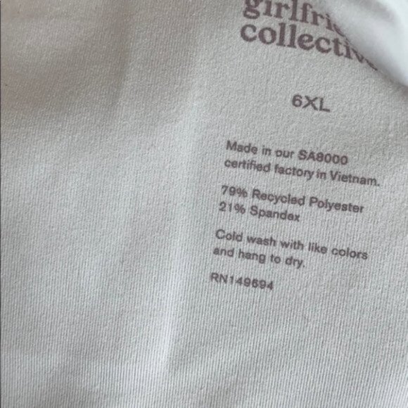 Girlfriend Collective Women Green High-Rise Compression Leggings Plus Size 6XL - Picture 9 of 10